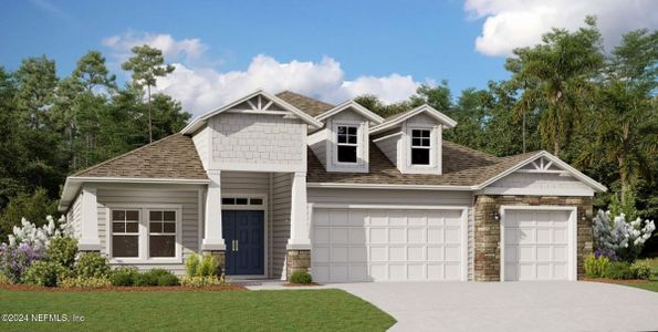 New construction Single-Family house 189 Holly Ridge Way, Saint Augustine, FL 32092 Boca II- photo 0