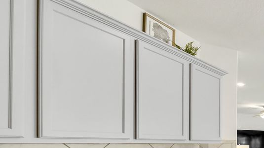 Designer-selected kitchen cabinetry