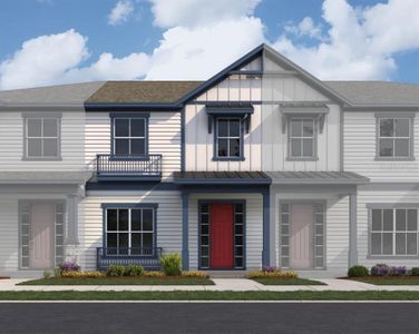 New construction Townhouse house 6527 Trailblaze Bnd, Saint Cloud, FL 34771 plan Primrose - image