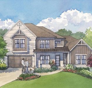 New construction Single-Family house 7744 Turner Rd, Woodstock, GA 30188 plan The Wesleyan 01 - image