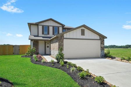 New construction Single-Family house 25674 Roy Rogers Road, Splendora, TX 77372 Vail- photo 0