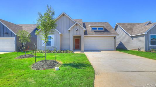 New construction Single-Family house 1014 Alma, Seguin, TX 78155 The Ashburn- photo 0