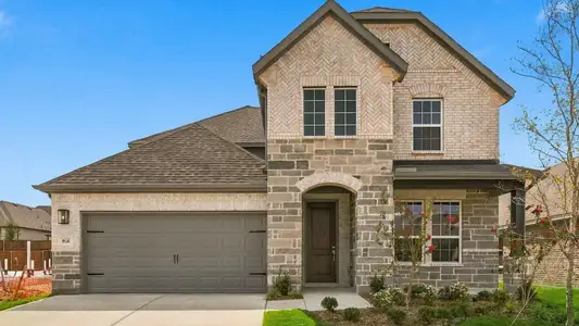 New construction Single-Family house 936 Alberta Spruce Rd, Fort Worth, TX 76247 plan Elm - image
