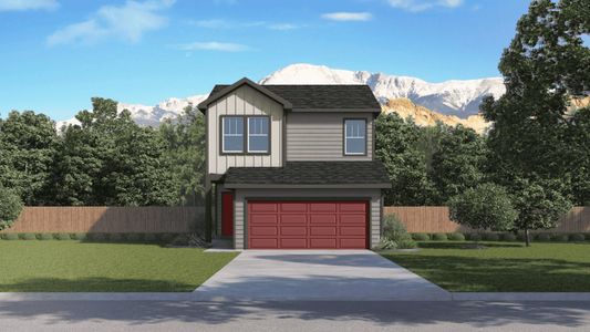 New construction Single-Family house 11807 Foraker Ln, Colorado Springs, CO 80925 plan Thrush - image