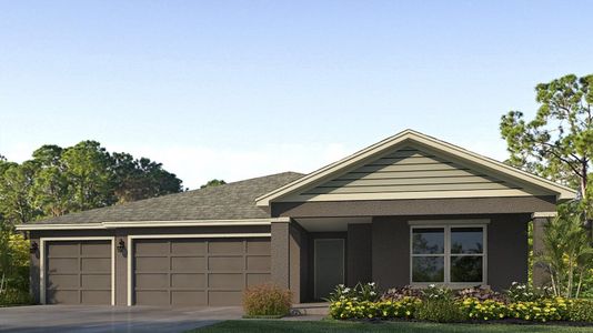 New construction Single-Family house 13127 Bending Creek Trl, Parrish, FL 34219 plan Covington - image