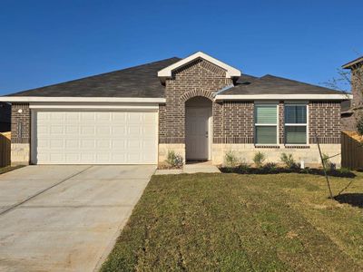 New construction Single-Family house 15120 Lavender Mist, Magnolia, TX 77354 Seabrook- photo 0