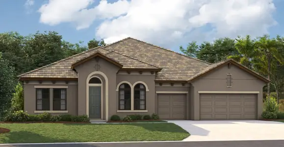 New construction Single-Family house 3022 Eagles Flight Pl, Brandon, FL 33511 plan Key West I - image