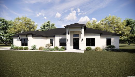 New construction Single-Family house 1063 Lariat Trce, Bandera, TX 78003 - image