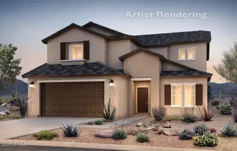 New construction Single-Family house 6728 W Ebbets Wy, Florence, AZ 85132 plan Yucca - image