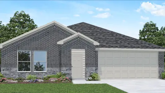 New construction Single-Family house 646 Meadowknoll Dr, Crosby, TX 77532 plan Justin - image