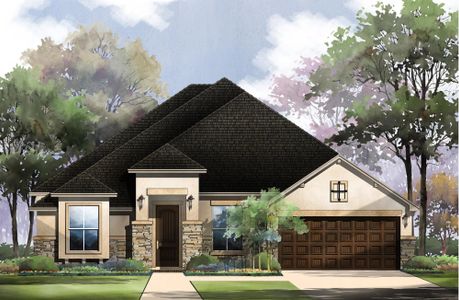 New construction Single-Family house 206 Navarro, Boerne, TX 78006 plan Newton - image