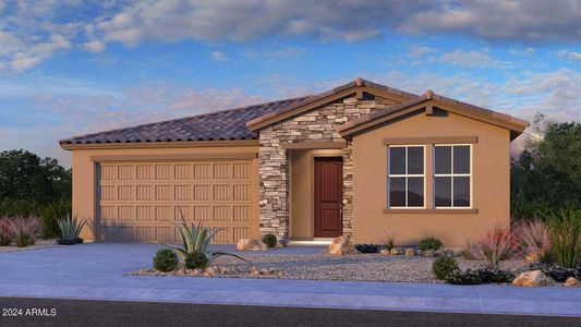 New construction Single-Family house 16824 W Sierra Street, Surprise, AZ 85388 Hudson- photo 0