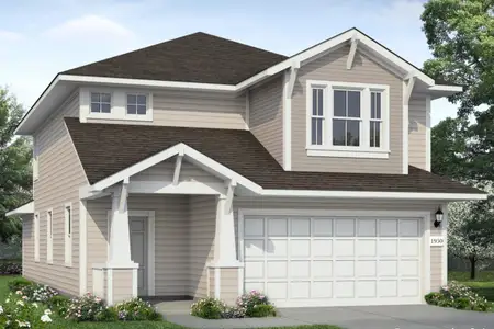 New construction Single-Family house 13414 Riding Dr, Pflugerville, TX 78660 plan Edgebrooke 1950 - image