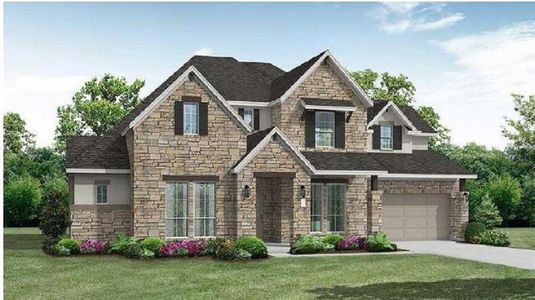 New construction Single-Family house 348 Raptor Beak Way, Cedar Creek, TX 78612 Weston (3563-CL-60)- photo 0