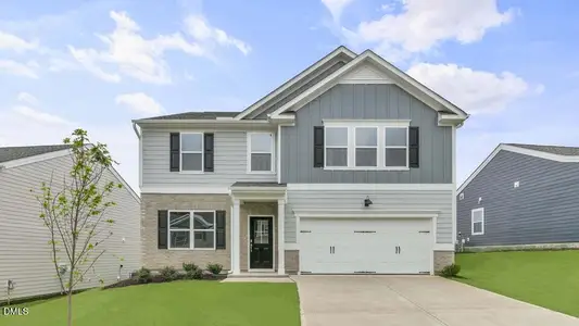 New construction Single-Family house 721 Sparkling Pear Dr, Willow Spring, NC 27592 plan Hanover - image