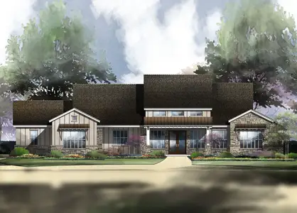 New construction Single-Family house 216 Bold Sundown, Liberty Hill, TX 78642 plan Abilene - image