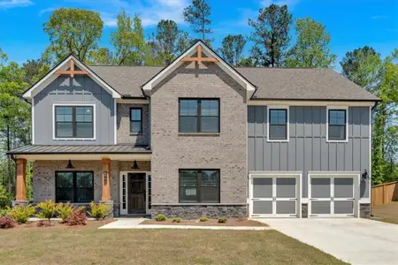New construction Single-Family house 4720 Cooling Water Cir, Powder Springs, GA 30127 Reynold - photo 0