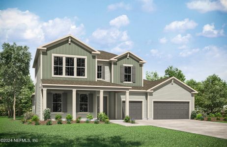 New construction Single-Family house 77 Greylock Lane, Saint Augustine, FL 32092 Crestmoore II- photo 0