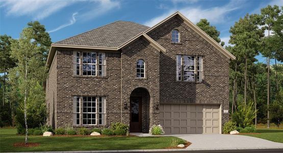 New construction Single-Family house 1373 Hondo Canyon Dr, Fort Worth, TX 76052 plan Sunstone w/ Media Standard - image