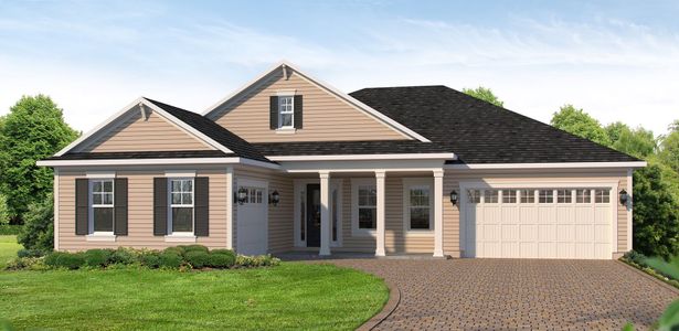 New construction Single-Family house 63 Courtney Oaks Dr, St. Augustine, FL 32092 plan Carson - Hidden Creek - image