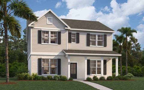 New construction Single-Family house 5512 Compass Rose Wy, Apollo Beach, FL 33572 plan Vaughan - image