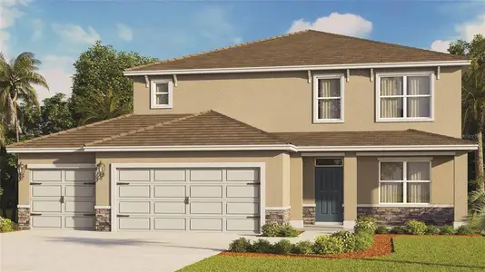 New construction Single-Family house 4040 Bradbury Wy, Sanford, FL 32773 plan Elle - image