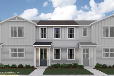 New construction Townhouse house 46 Axel Falls Dr, St. Johns, FL 32259 Burbank- photo 0