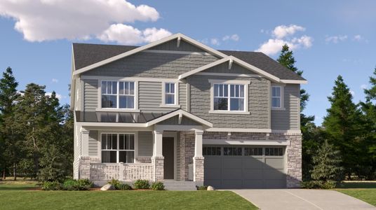 New construction Single-Family house 24734 E Pacific Place, Aurora, CO 80018 Stonehaven- photo 0