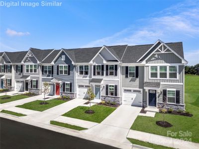 New construction Townhouse house 112 Skylar View Way, Unit D, Troutman, NC 28166 - photo 0