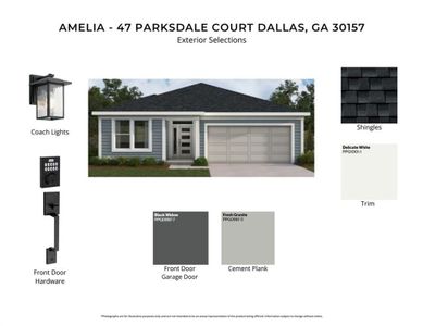 New construction Single-Family house 47 Parkdake Ct, Dallas, GA 30157 plan Amelia - image
