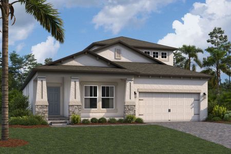 New construction Single-Family house 34103 Prospect Rd, Pasadena Hills, FL 33525 plan Newport II Bonus - image