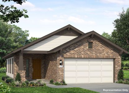 New construction Single-Family house 31202 Cass River Ln, Waller, TX 77484 plan Mustang Meadows 1450 - image