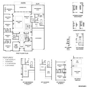 New construction Single-Family house 20423 Via Casa Laura Dr, Cypress, TX 77433 plan Greenwich - image 3