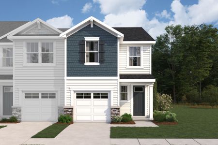 New construction Townhouse house 5430 Spring Rd, Raleigh, NC 27603 plan Aurora II - image