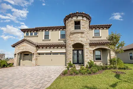 New construction Single-Family house 10863 Rustic Timber Loop, San Antonio, FL 33576 plan Verona - image