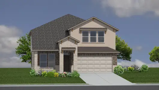 New construction Single-Family house 109 Mahogany Rpds, Boerne, TX 78006 plan The Salerno - image