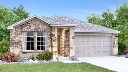 New construction Single-Family house 106 Donnington Dr, Hutto, TX 78634 plan Aplin - image