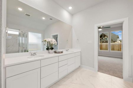 New construction Single-Family house 29655 Blooming Grove Way, Fulshear, TX 77441 Bluebird- photo 18 18
