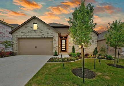 New construction Single-Family house 557 Billowing Way, Kyle, TX 78640 Kahlo Plan- photo 1 1