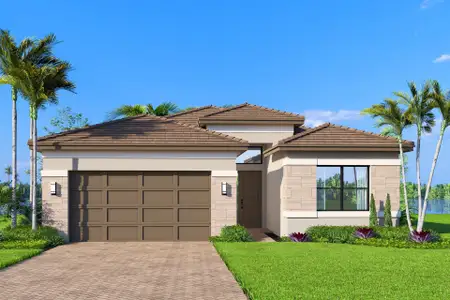 New construction Single-Family house 12320 Sw Calm Pointe Ct, Port St. Lucie, FL 34987 plan Atlantica II - image