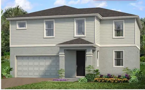 New construction Single-Family house 1209 Parnell St, Haines City, FL 33844 plan Dream - image