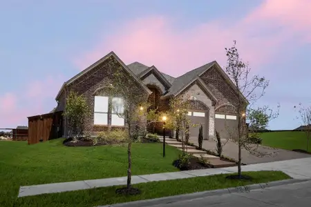 New construction Single-Family house 1227 Stone Cliff Dr, Lucas, TX 75098 plan Mockingbird F - image