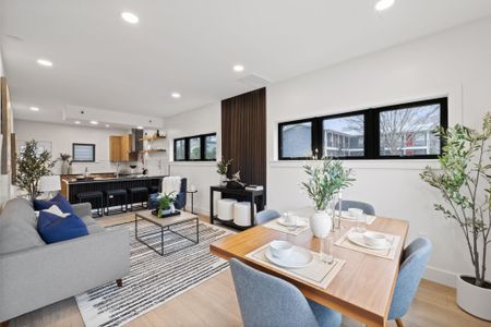 Living/Dining room combo.