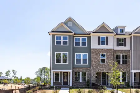 New construction Townhouse house 125 Broadway St, Knightdale, NC 27545 plan The Mitchell Exterior - image