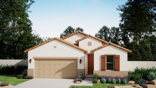 New construction Single-Family house 7044 Bushy Trail Lane, San Tan Valley, AZ 85143 - photo 0