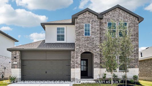 New construction Single-Family house 2140 Ghost Rider Ct, Leander, TX 78641 plan The Naples - image