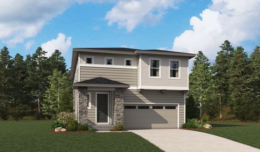 New construction Single-Family house 170 Lark Sparrow Wy, Bennett, CO 80102 Laurel- photo 2 2