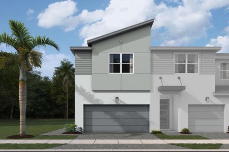 New construction Townhouse house 7484 Lenora Ln, Lake Worth, FL 33467 null- photo 0