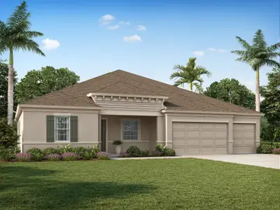 New construction Single-Family house 3528 Cross Creek Pkwy, Parrish, FL 34219 plan Strabane - image 2