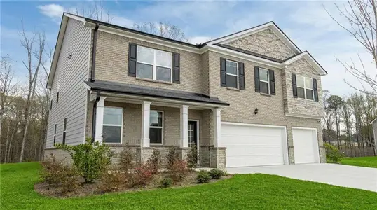 New construction Single-Family house 379 Blue Juniper Cir, Loganville, GA 30052 plan Mansfield - image
